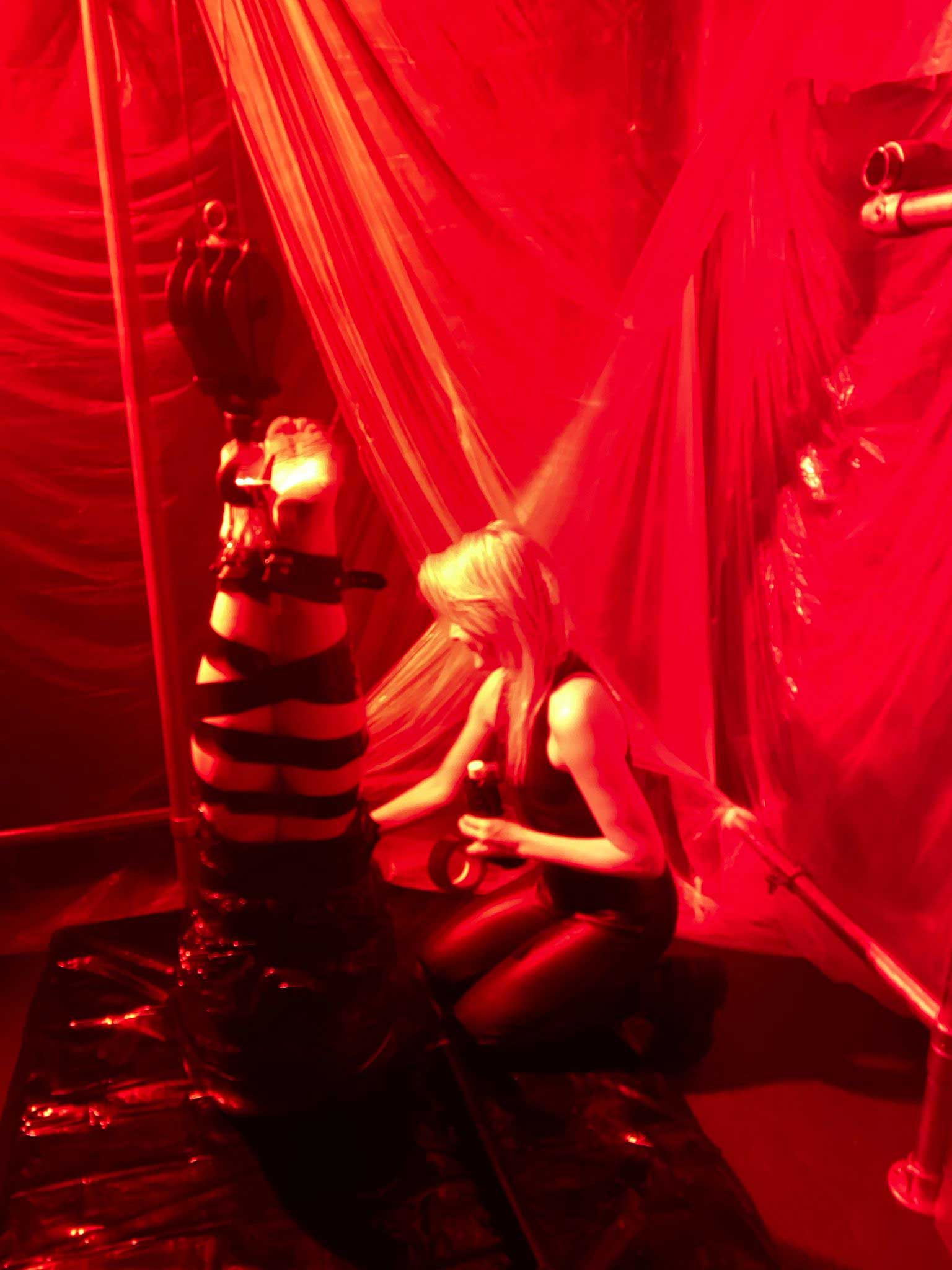 Floor scene from a previous consensual roleplay experience